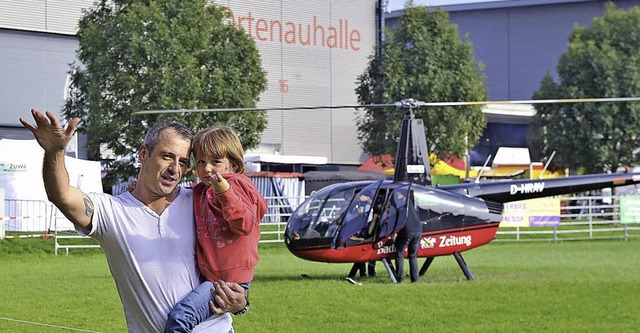 Gefragt: Abheben mit dem BZ-Schwarzwal...n aus der Vogelperspektive betrachten.  | Foto: Guido Gegg/Messe Offenburg                                