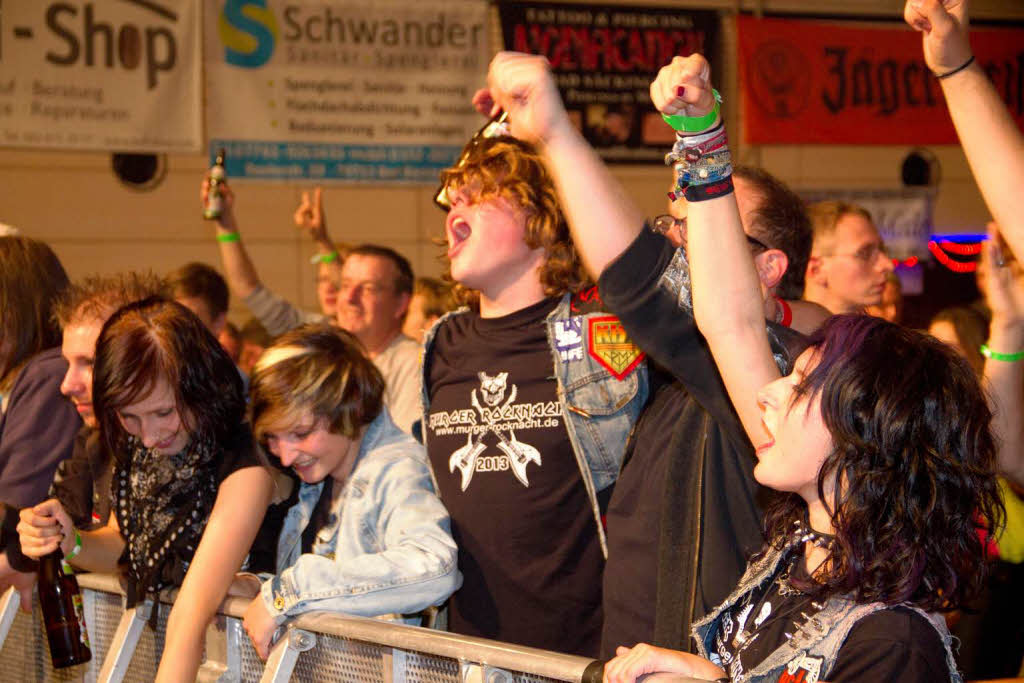 Drei Bands gaben alles bei der Rocknacht in Murg.