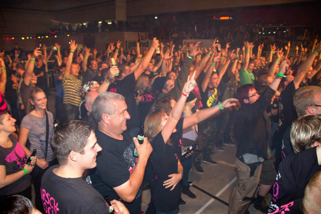 Drei Bands gaben alles bei der Rocknacht in Murg.