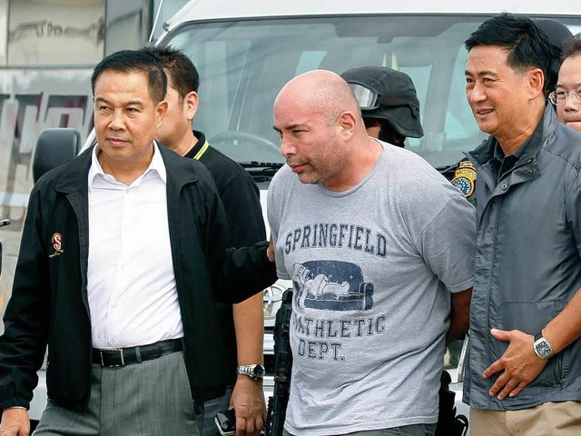Der mutmaliche Kopf der Bande: Joseph...rz nach seiner Festnahme in Thailand.   | Foto: dpa