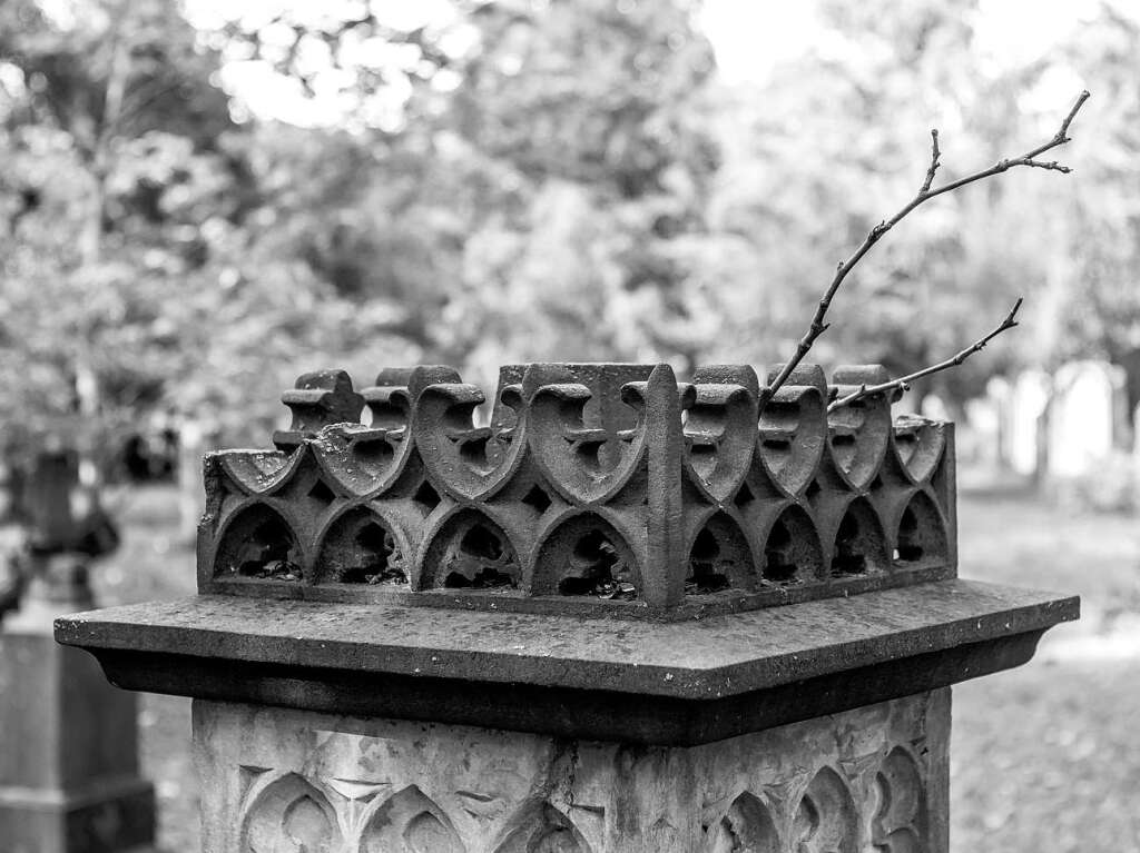 Der Alte Friedhof in Freiburg strahlt eine ganz besondere Atmosphre aus.