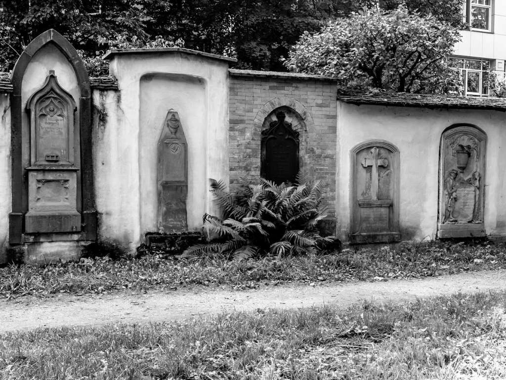 Der Alte Friedhof in Freiburg strahlt eine ganz besondere Atmosphre aus.