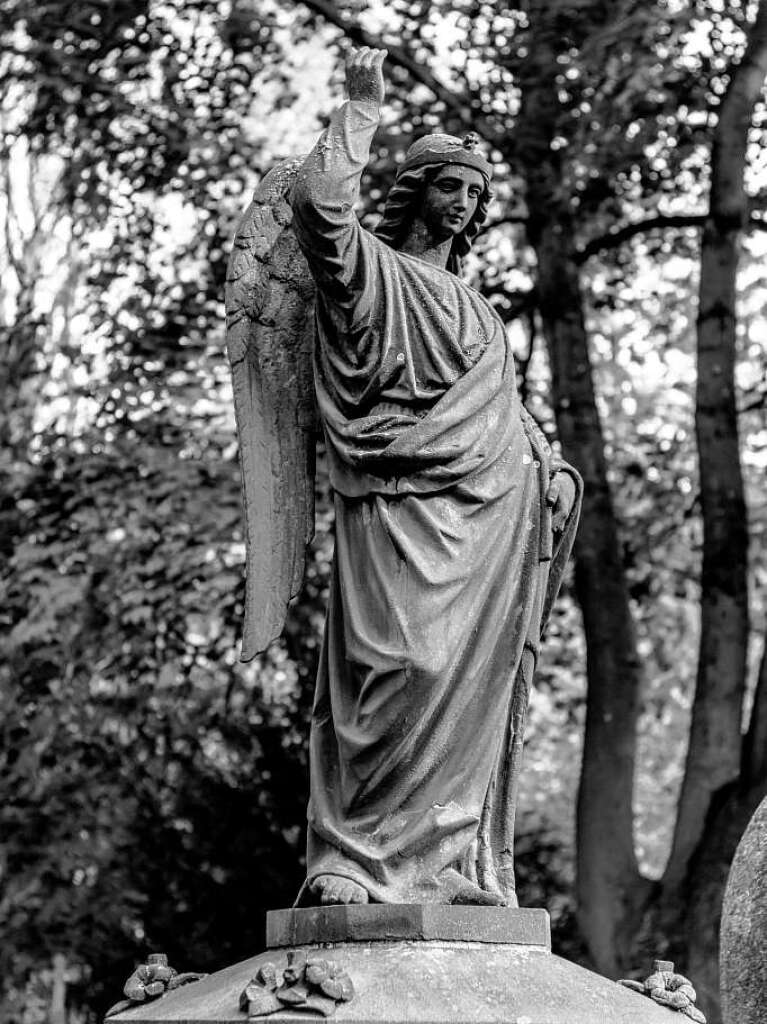 Der Alte Friedhof in Freiburg strahlt eine ganz besondere Atmosphre aus.