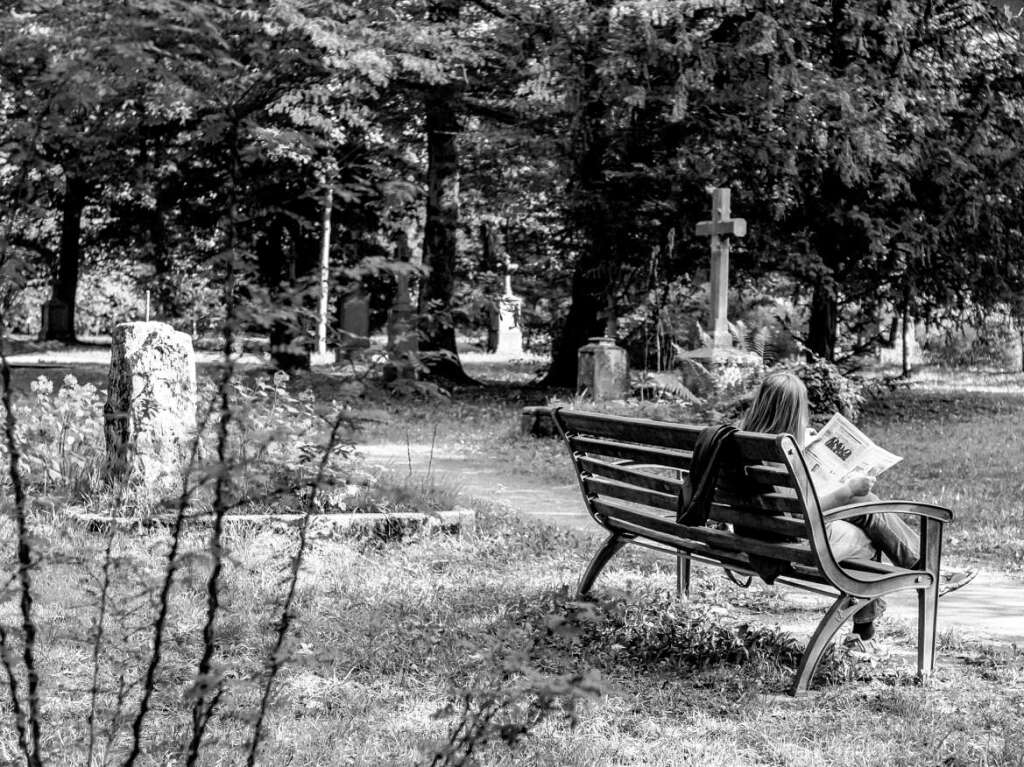 Der Alte Friedhof in Freiburg strahlt eine ganz besondere Atmosphre aus.