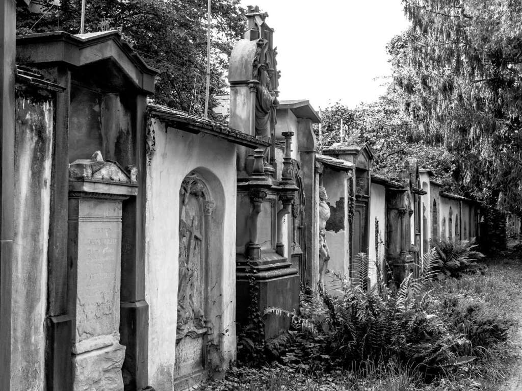 Der Alte Friedhof in Freiburg strahlt eine ganz besondere Atmosphre aus.