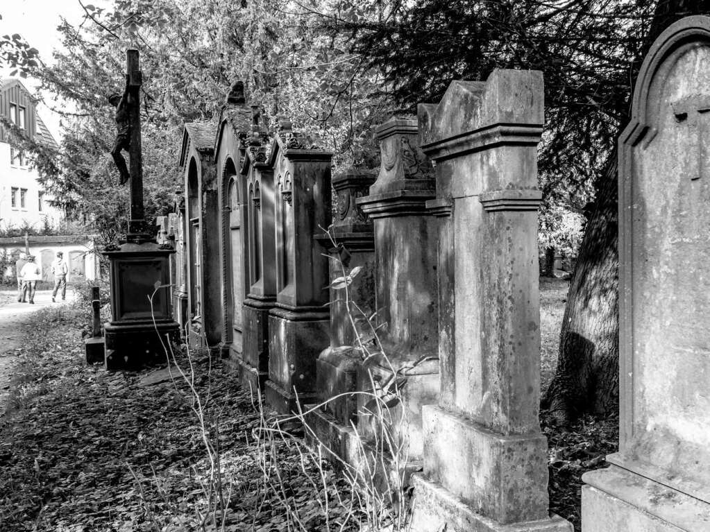 Der Alte Friedhof in Freiburg strahlt eine ganz besondere Atmosphre aus.