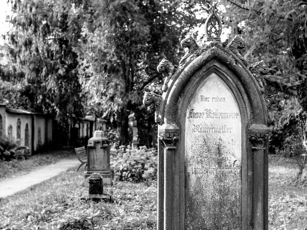 Der Alte Friedhof in Freiburg strahlt eine ganz besondere Atmosphre aus.