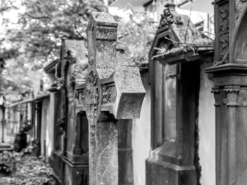 Der Alte Friedhof in Freiburg strahlt eine ganz besondere Atmosphre aus.