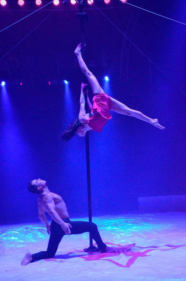 Spitzenniveau bieten die Artisten im Zirkus Nock.   | Foto: Ruda