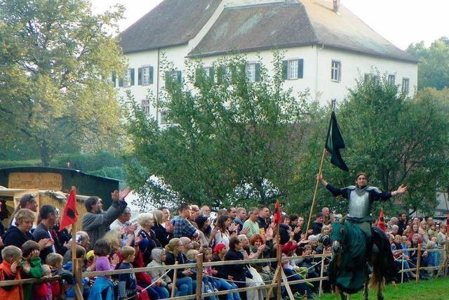 Mittelalterspektakel auf Schloss Hohenlupfen