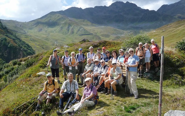 Die 60. Sommerbergtour fhrte die Seni...es Ski-Club Kandel zum Fiss in Tirol.   | Foto: Inge Ringwld (verein)