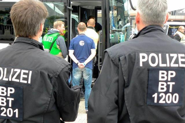 571 Bundespolizisten sicherten das CL-Spiel in Basel