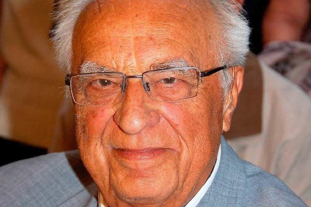 Altbrgermeister Fritz Schanno wird 95 Jahre alt