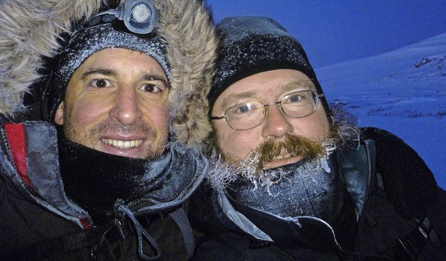 Zwei Extremsportler: Jrn Theissig und...beteiligten sich am Arctic Yukon Ultra  | Foto: privat