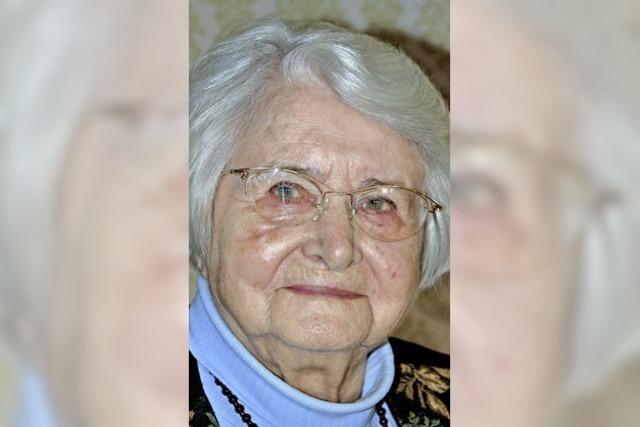 Anneliese Stumpf wird 95 Jahre alt