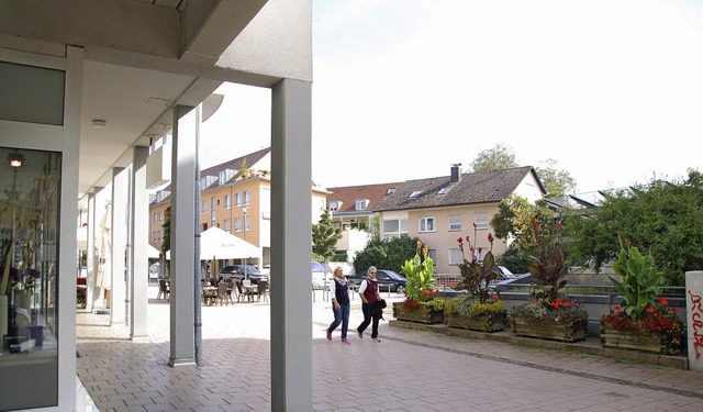 Ein Blick von den Kohlerhofarkaden auf... weitere Ladengeschfte Platz fnden.   | Foto: Frank Kiefer