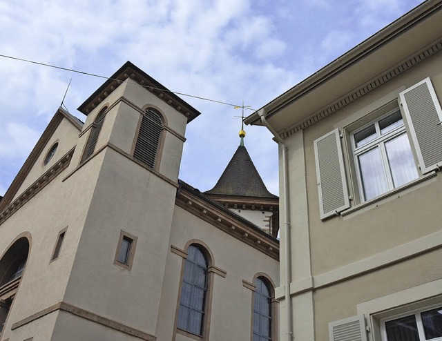 Haus der Kirche und Stadtkirche   | Foto: Nikolaus Trenz