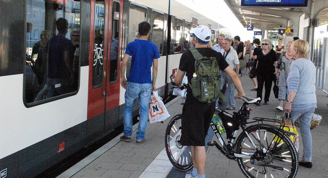 Mit dem Rad in die S-Bahn? Das ist ein...ilitt im Alltag und in der Freizeit.   | Foto: Tolsdorf