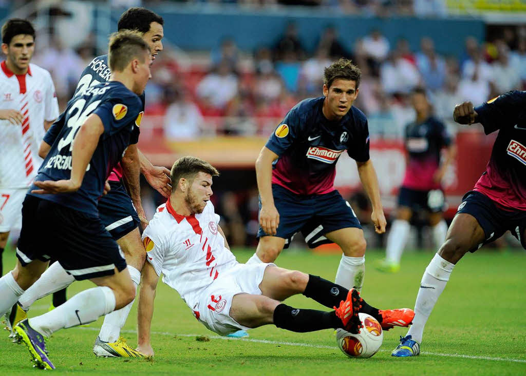 Der SC Freiburg verliert das Auswrtsspiel gegen den FC Sevilla.