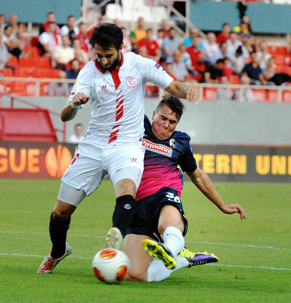 Der SC Freiburg verliert das Auswrtsspiel gegen den FC Sevilla.