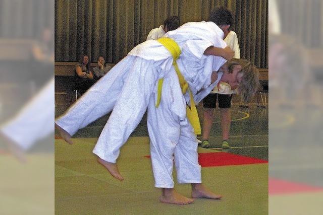 Auch judospezifische Aufgabe meistern
