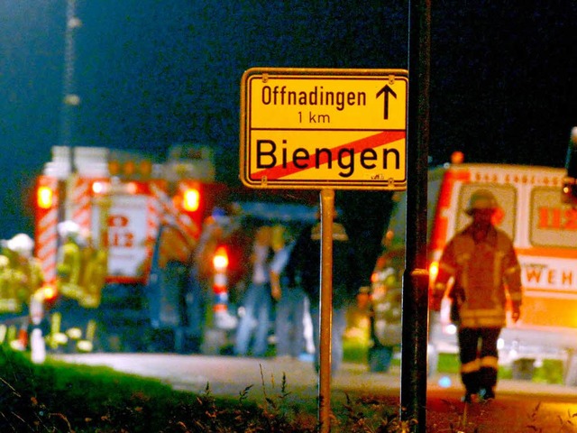 Der Tatort im Bad Krozinger Ortsteil Biengen.  | Foto: Patrick Seeger