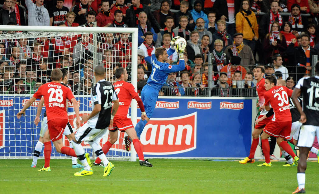 Der SC Freiburg und Eintracht Frankfurt trennen sich mit einem Remis.