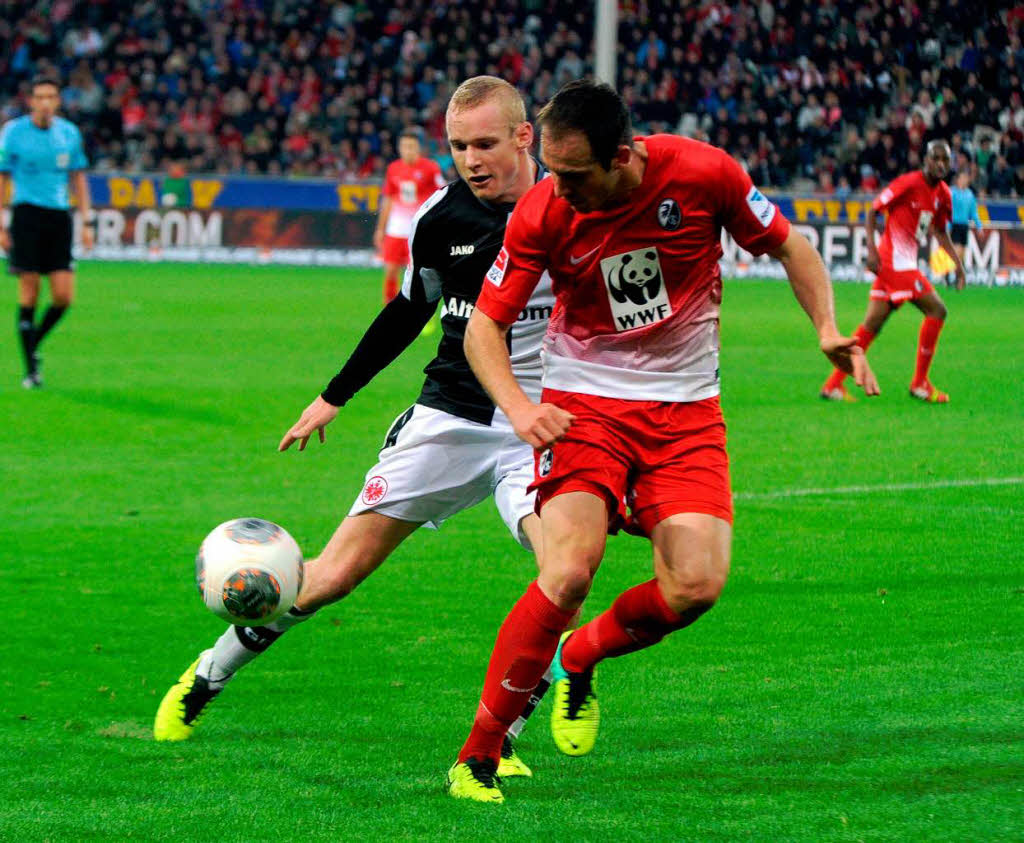 Der SC Freiburg und Eintracht Frankfurt trennen sich mit einem Remis.