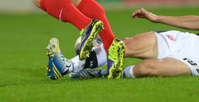 Der SC Freiburg und  Eintracht Frankfurt trennen sich 1:1.  | Foto: A3446/_Patrick Seeger