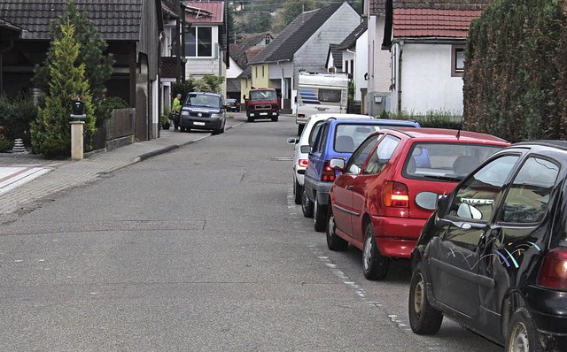 Das Parken an der Altenstrae war ein ...unft in der Ortsverwaltung Wagenstadt.  | Foto: privat