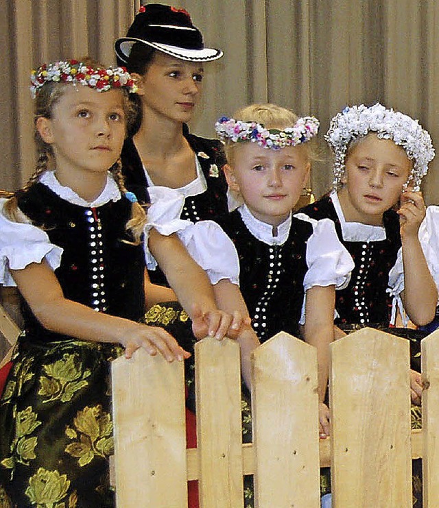 Glottertler Kinder in Tracht   | Foto: Christian Ringwald