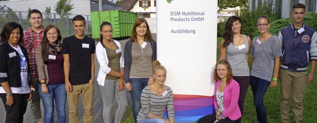 Die neuen Auszubildenden bei DSM Nutritional Products GmbH  | Foto: privat