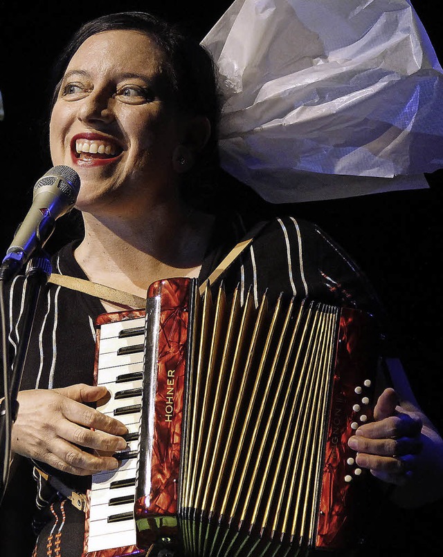 Erika Stucky im September beim Freiburger Jazzfestival   | Foto: Grabherr