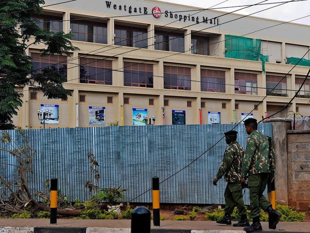 Die Geiselnahme in der Westgate Mall i... des Verhaltens der Sicherheitskrfte.  | Foto: AFP