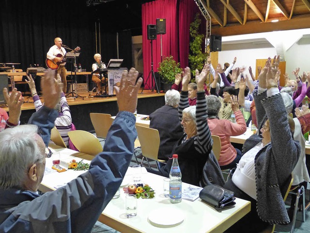 Volksliedersingen Schwarzwaldverein Teningen  | Foto: Aribert Rssel