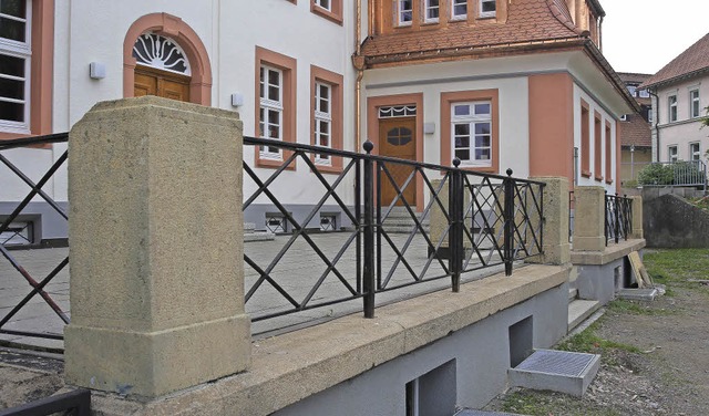 Die Sanierung der Grundschule in Grafe...eich des denkmalgeschtzten Gebudes.   | Foto: Wilfried Dieckmann