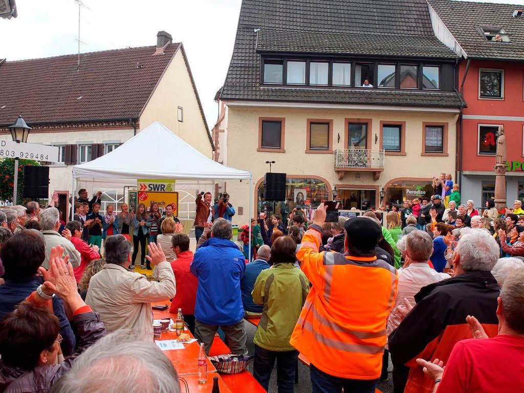 Die Elzacher fieberten beim SWR-Regionenspiel mit.