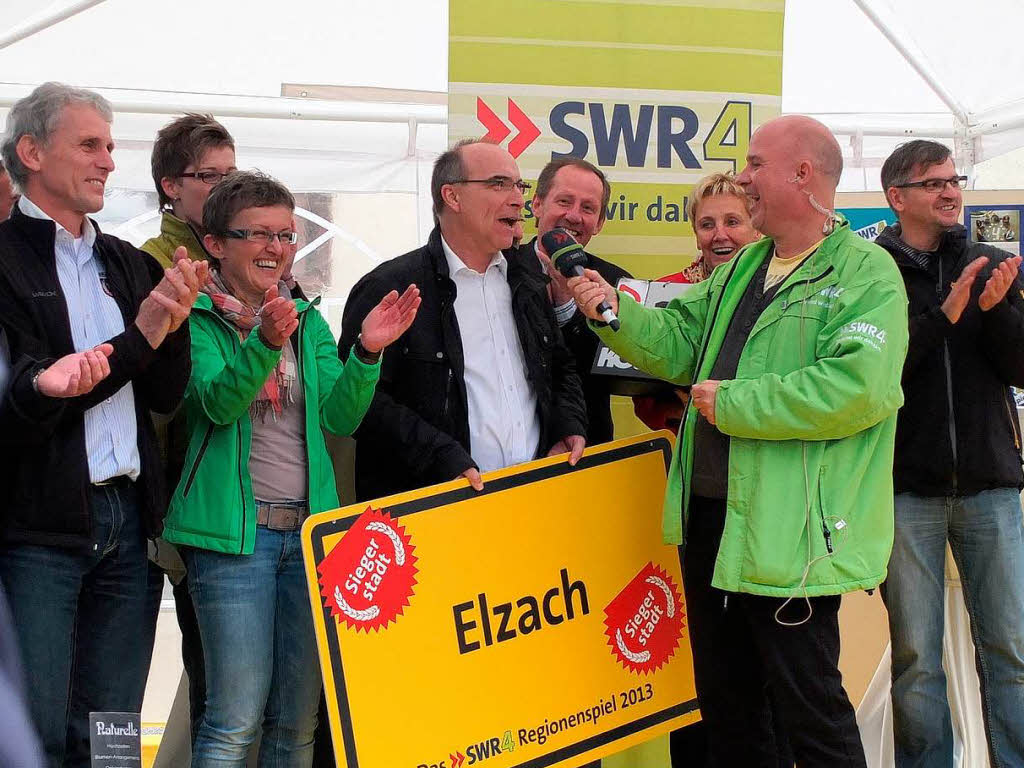 Die Elzacher fieberten beim SWR-Regionenspiel mit.