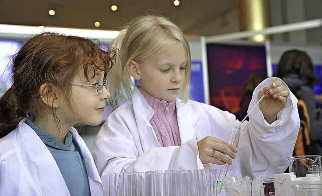 Wie die Groen: Experimente fr Kinder gibt es bei den Science Days.  | Foto: Archivfoto:Europapark