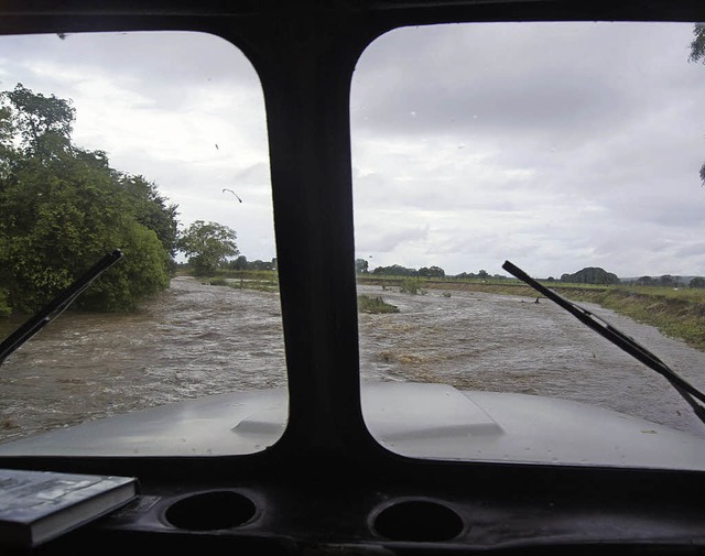 Rio Seco: Erst Schotterpiste, dann reiender Fluss  | Foto: Charlotte Janz