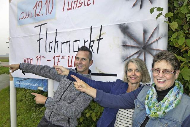 Erster Flohmarkt in Tunsel