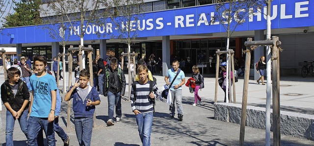 Die Theodor-Heuss-Schule soll mit der ...chule zur Sekundarschule fusionieren.   | Foto: Siefke