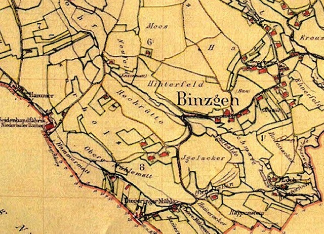 Die Gemarkung Binzgen wurde  1892 geom...                                        | Foto:  RICHARD KAISER