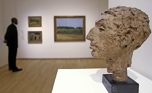 Alfred-Flechtheim-Bste  von Hermann Haller, im Museum Kunstpalast   | Foto: dpa