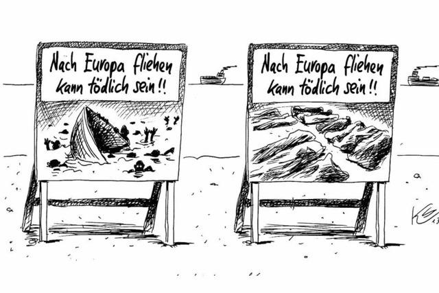 EU-Schockbilder-Kampagne. Jetzt auch in Afrika
