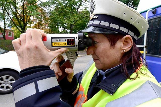 Autofahrer in Freiburg waren gut auf den Blitzmarathon vorbereitet