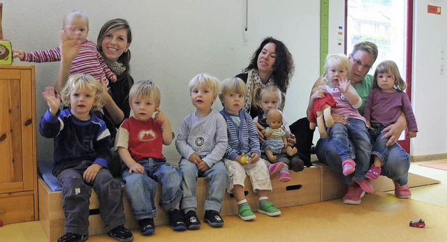 Gut gelaunt prsentiert sich die Kfer... des Kindergartens St. Josef Kollnau.   | Foto: Iris Knig