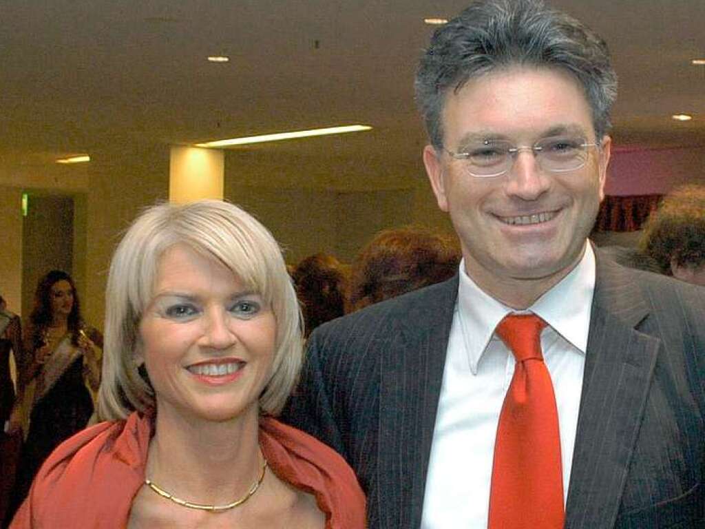 Oberbrgermeister Dieter Salomon und seine Frau Helen Hall-Salomon