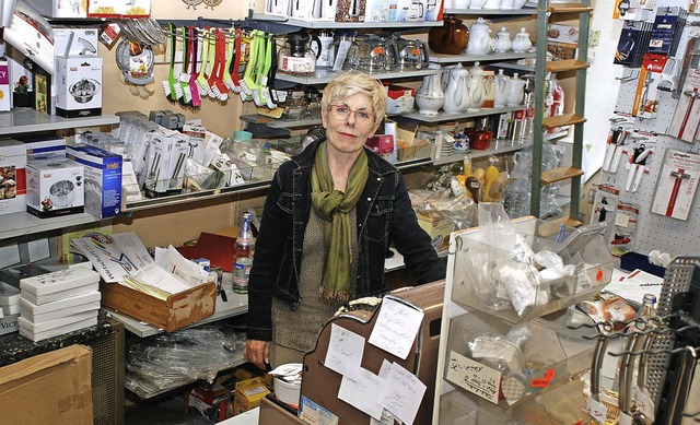 Fr Gisela Harter wurde der Laden zu i...963 hat sie dort ihre Lehre begonnen.   | Foto: G. Siefke