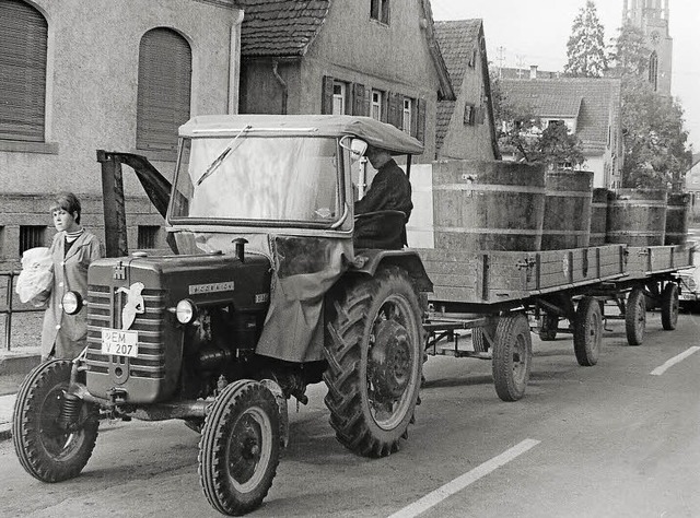 Schon fast eine Halbtagsreise war die ...uben zur Zentralkellerei in Breisach.   | Foto: Armin Mller